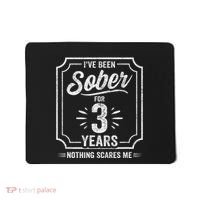 3 Years Sober Sobriety Anniversary Sober Anniversary Mousepad thumb 0