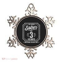 3 Years Sober Sobriety Anniversary Sober Anniversary Ornament thumb 0