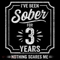 3 Years Sober Sobriety Anniversary Sober Anniversary Ornament thumb 1