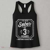 3 Years Sober Sobriety Anniversary Sober Anniversary Women's Tank Top thumb 3