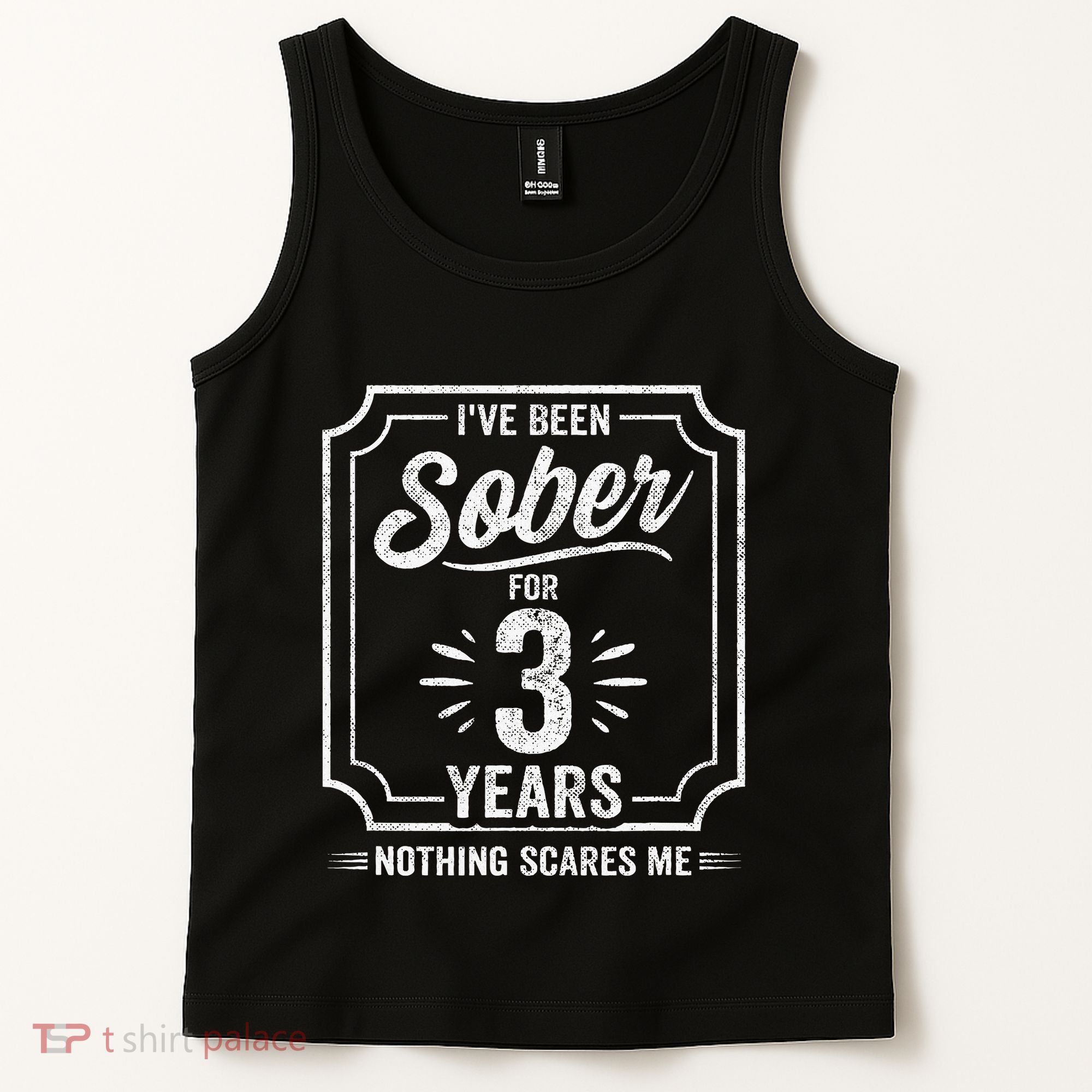 3 Years Sober Sobriety Anniversary Sober Anniversary Tank Top