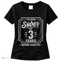 3 Years Sober Sobriety Anniversary Sober Anniversary Women's T-Shirt thumb 0
