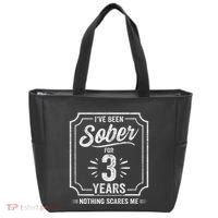 3 Years Sober Sobriety Anniversary Sober Anniversary Tote Bag thumb 0