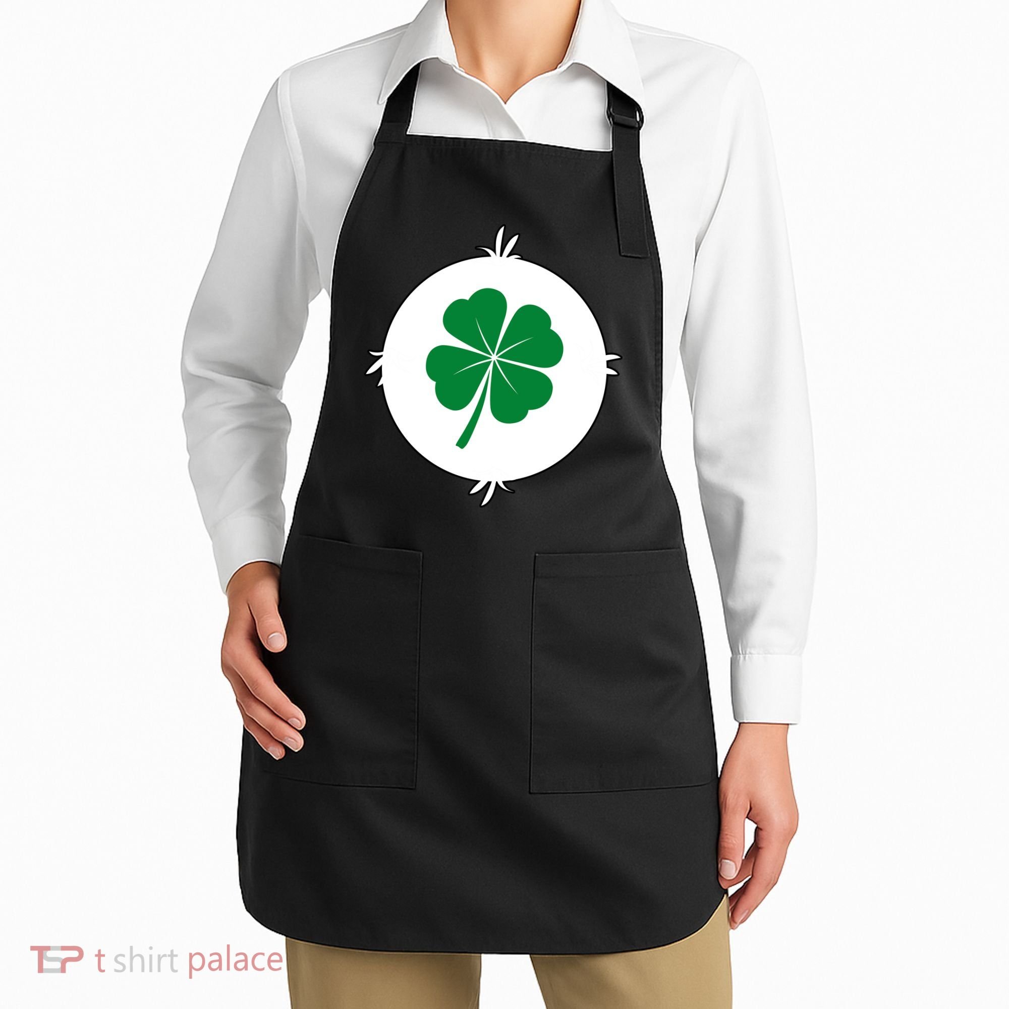 4 Leaf Clover Bear Halloween Costume Apron