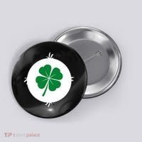 4 Leaf Clover Bear Halloween Costume Button thumb 0