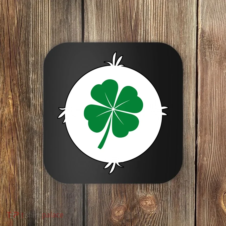 4 Leaf Clover Bear Halloween Costume Coaster