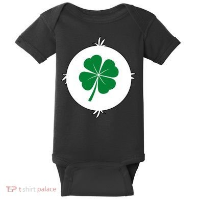 4 Leaf Clover Bear Halloween Costume Baby Bodysuit