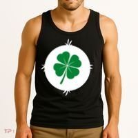 4 Leaf Clover Bear Halloween Costume Tank Top thumb 3