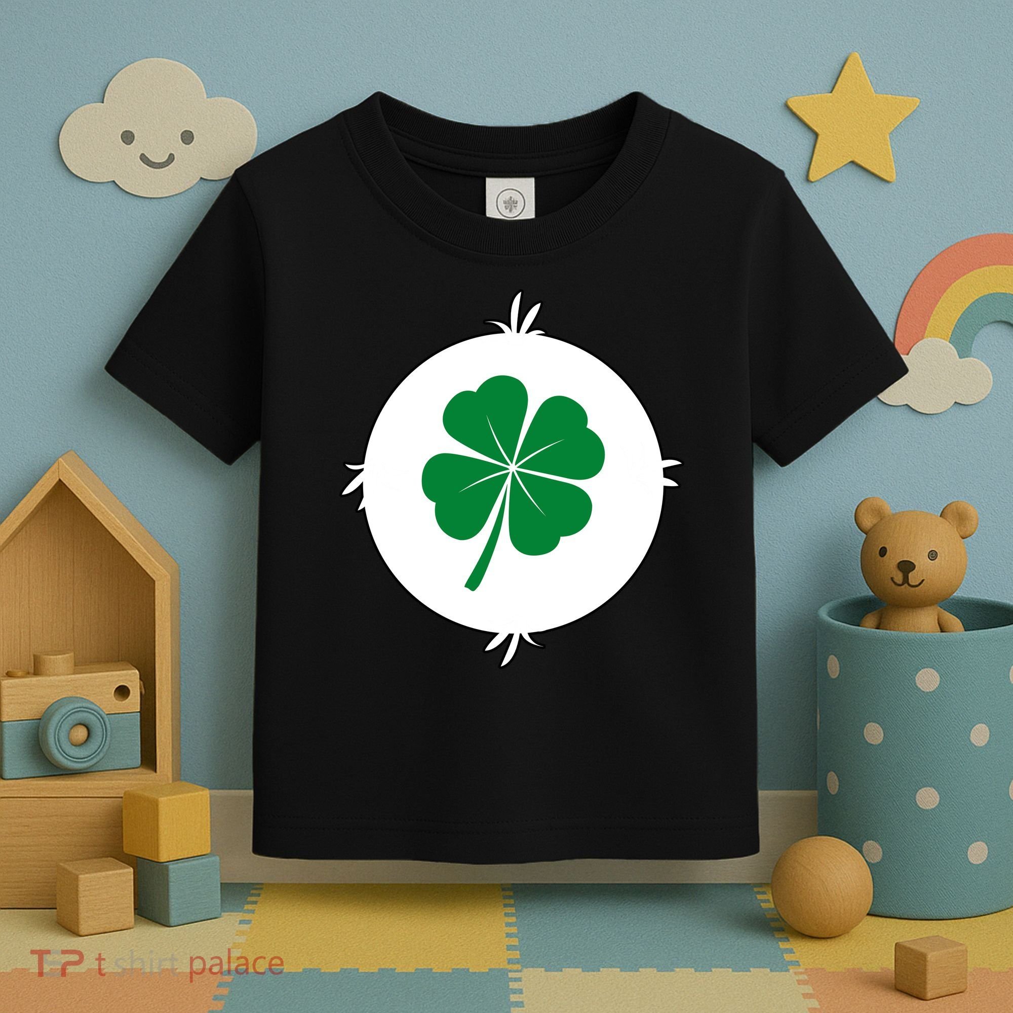 4 Leaf Clover Bear Halloween Costume Toddler T-Shirt