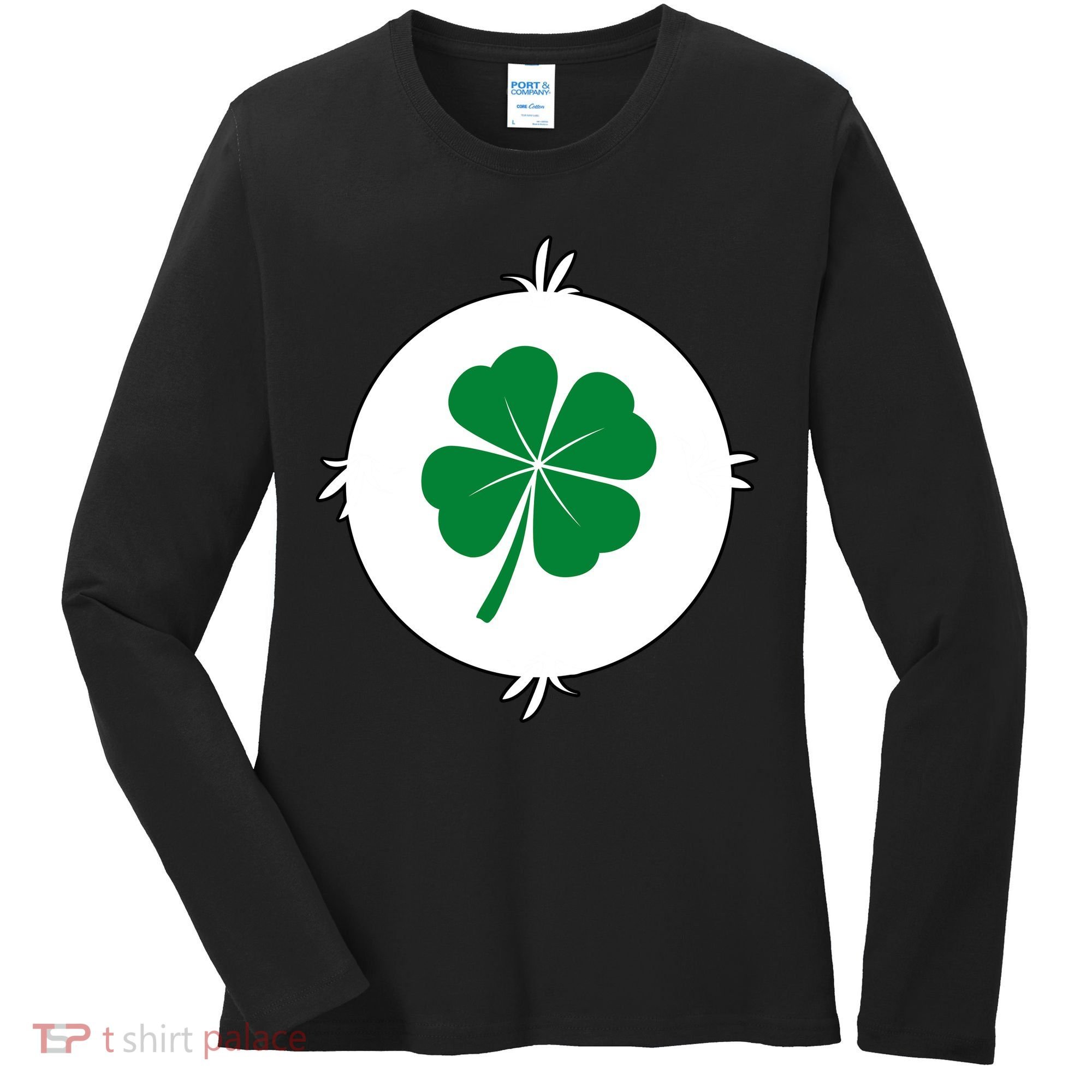 4 Leaf Clover Bear Halloween Costume Women's Long Sleeve Shirt