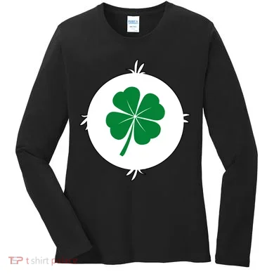 4 Leaf Clover Bear Halloween Costume Women's Long Sleeve Shirt