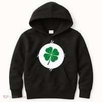 4 Leaf Clover Bear Halloween Costume Kids Hoodie thumb 0