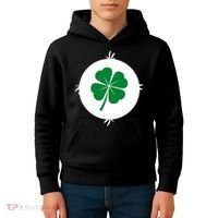 4 Leaf Clover Bear Halloween Costume Kids Hoodie thumb 4
