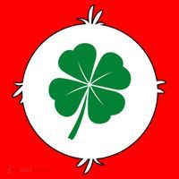 4 Leaf Clover Bear Halloween Costume Santa Hat thumb 1