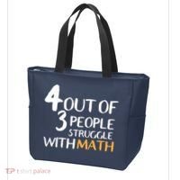 4 Out Of 3 People Struggle With Math Funny Tote Bag thumb 3