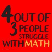 4 Out Of 3 People Struggle With Math Funny Santa Hat thumb 1
