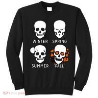 4 Seasons Skeleton Winter Summer Fall Spring Sweatshirt thumb 0