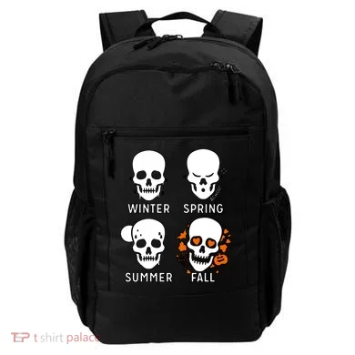 4 Seasons Skeleton Winter Summer Fall Spring Backpack