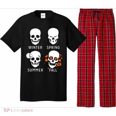 4 Seasons Skeleton Winter Summer Fall Spring Pajama Set