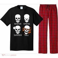 4 Seasons Skeleton Winter Summer Fall Spring Pajama Set thumb 0