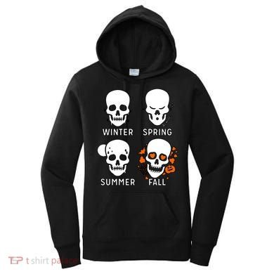 4 Seasons Skeleton Winter Summer Fall Spring Women's Hoodie