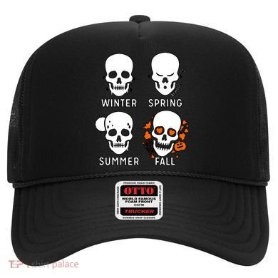 4 Seasons Skeleton Winter Summer Fall Spring Hat