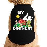 4 Year Old Farm My 4th Birthday Doggie Tank thumb 0