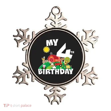 4 Year Old Farm My 4th Birthday Ornament