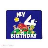 4 Year Old Farm My 4th Birthday Mousepad thumb 0