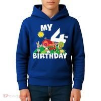 4 Year Old Farm My 4th Birthday Kids Hoodie thumb 4