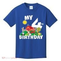 4 Year Old Farm My 4th Birthday Kids T-Shirt thumb 0