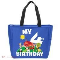 4 Year Old Farm My 4th Birthday Tote Bag thumb 0