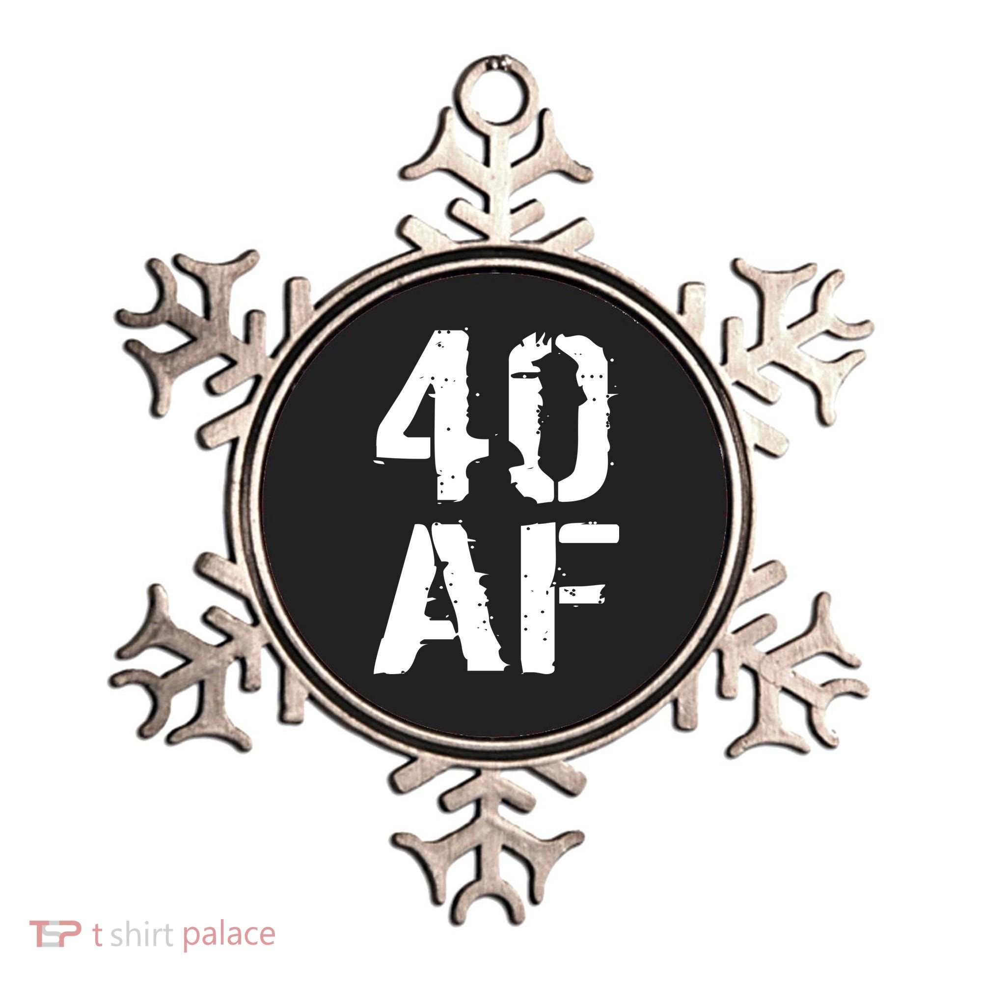 40 AF 40th Birthday Ornament