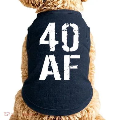 40 AF 40th Birthday Doggie Tank