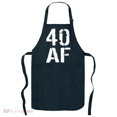 40 AF 40th Birthday Apron