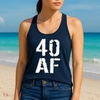 40 AF 40th Birthday Women's Tank Top thumb 2