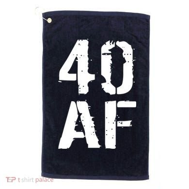 40 AF 40th Birthday Golf Towel