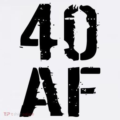 40 AF 40th Birthday Comfort Colors Garment-Dyed Hooded Sweatshirt