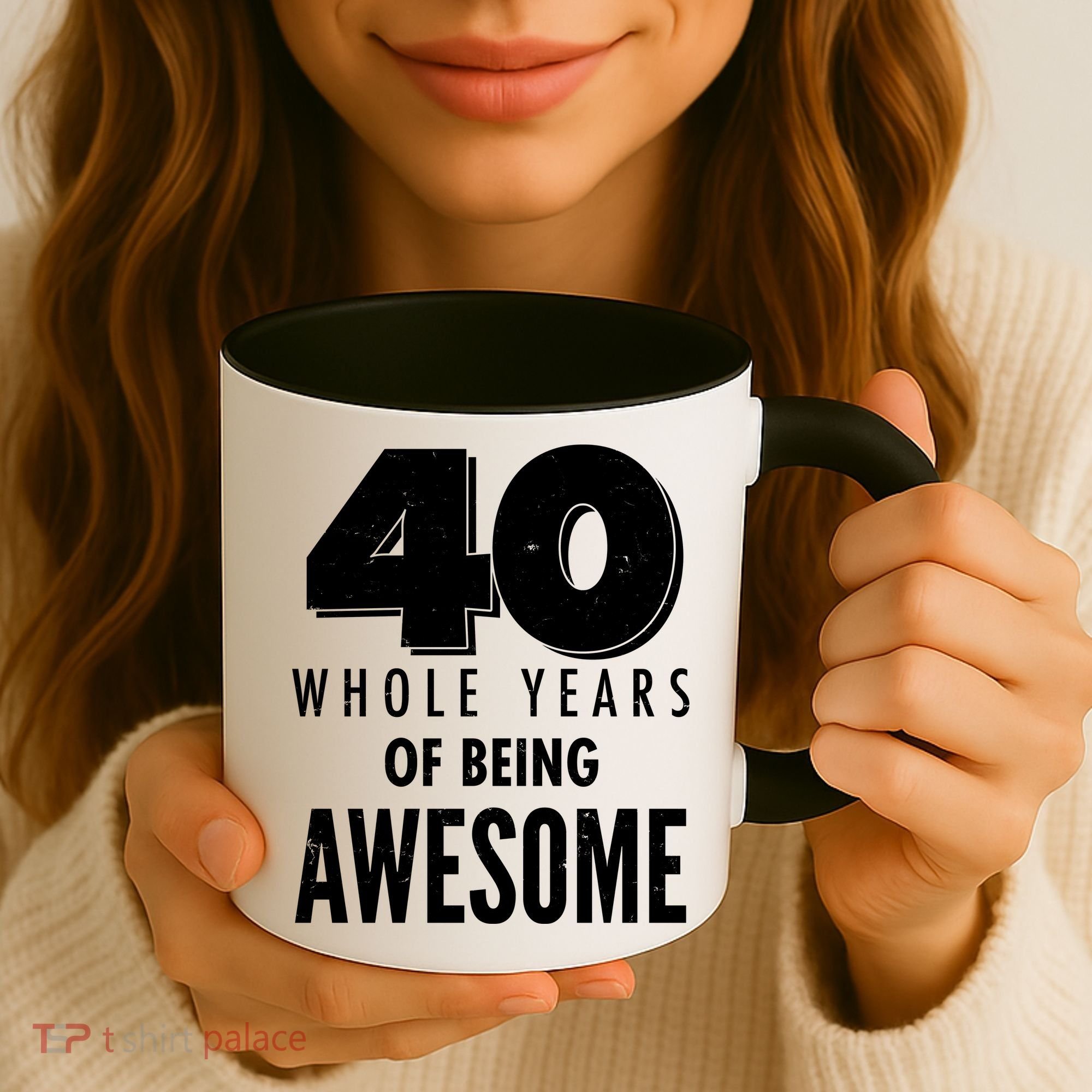 40 Whole Years Of Being Awesome Birthday Coffee Mug