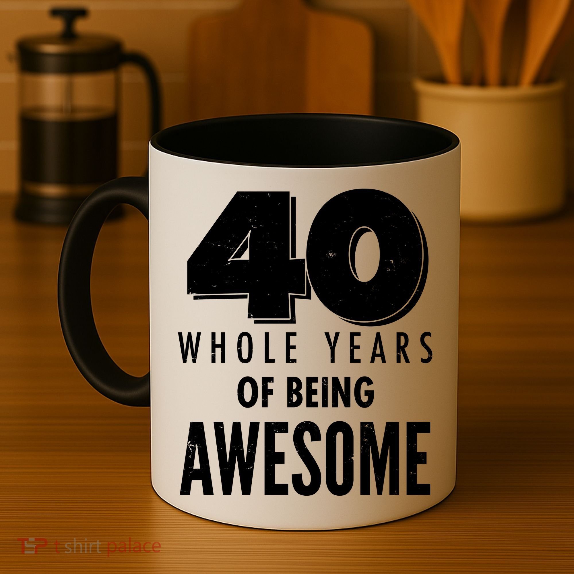 40 Whole Years Of Being Awesome Birthday Coffee Mug