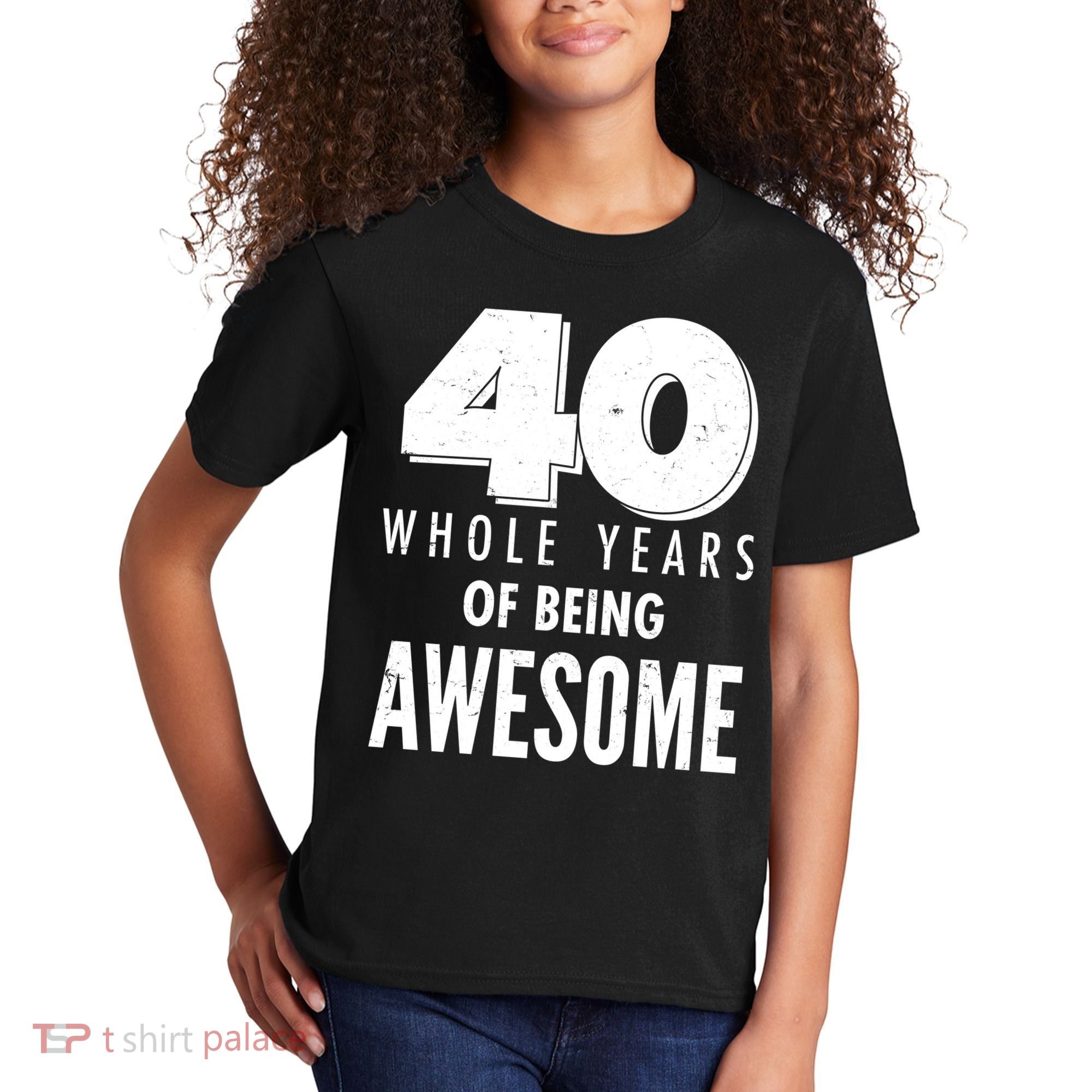 40 Whole Years Of Being Awesome Birthday Kids T-Shirt