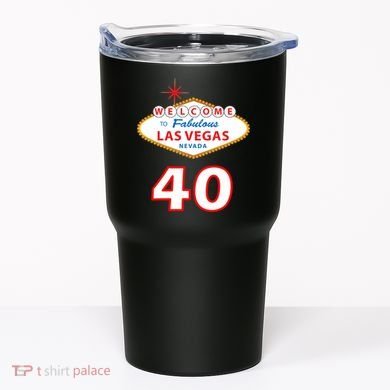 40 Years Old In Vegas - 40th Birthday Tumbler