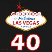 40 Years Old In Vegas - 40th Birthday Ornament thumb 1