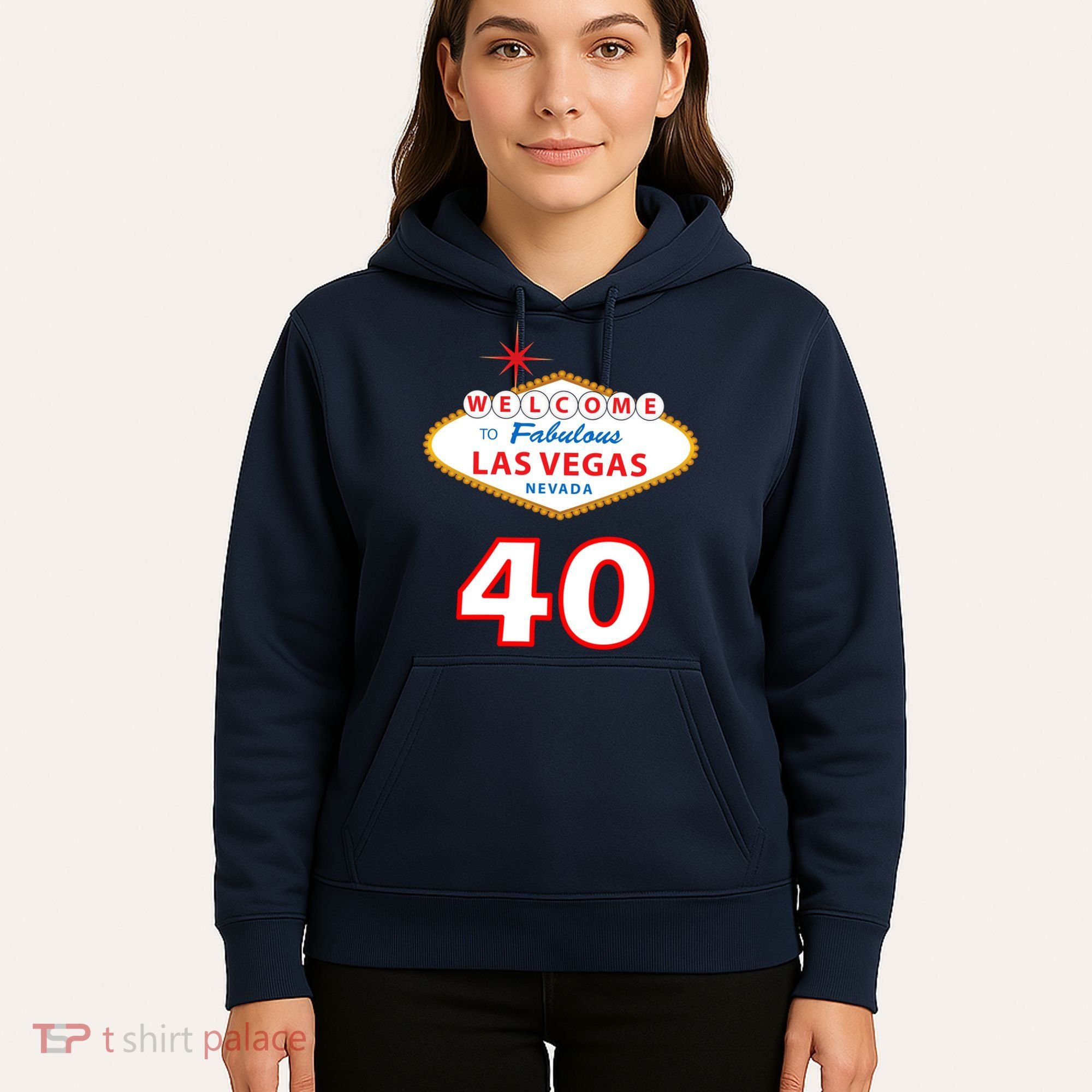 40 Years Old In Vegas - 40th Birthday Hoodie