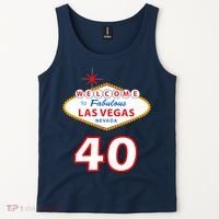 40 Years Old In Vegas - 40th Birthday Tank Top thumb 2