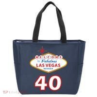 40 Years Old In Vegas - 40th Birthday Tote Bag thumb 0