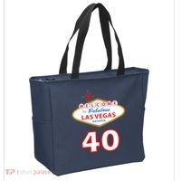 40 Years Old In Vegas - 40th Birthday Tote Bag thumb 2