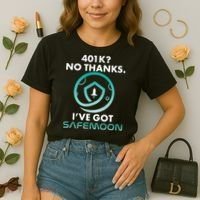 401k? No Thanks I've Got SafeMoon Crypto Currency  Comfort Colors Boxy T-Shirt thumb 2