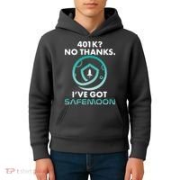 401k? No Thanks I've Got SafeMoon Crypto Currency  Kids Hoodie thumb 4