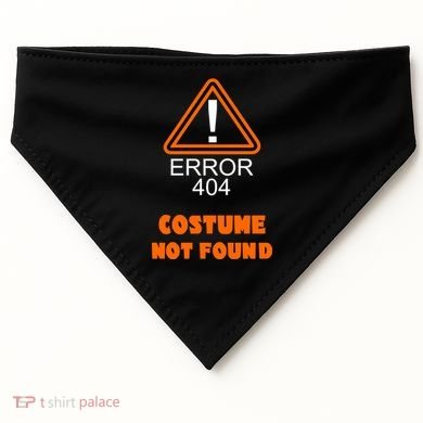 404 Error Costume Not Found Halloween USA-Made Doggie Bandana